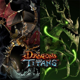 couverture jeu vidéo Dragons and Titans