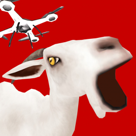 couverture jeu vidéo Drone with Goat Simulator