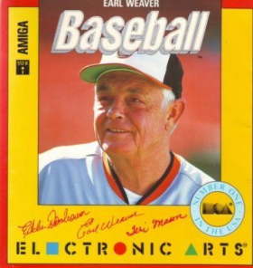 couverture jeu vidéo Earl Weaver Baseball