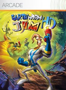 couverture jeu vidéo Earthworm Jim HD