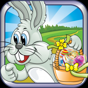 couverture jeu vidéo Easter Bunny Run Hop to Hunt Egg: Play This Enjoyable and Entertaining Hero Bunny Free Game