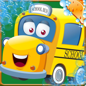 couverture jeu vidéo Ecole Wash Bus - Bus meilleur salon de jeu de lavage et de réparation multiservices