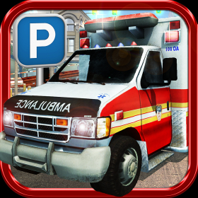 couverture jeux-video Emergency Ambulance Parking Simulator 3D – Medical Healthcare Transport and Paramedic Assistance
