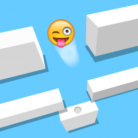 couverture jeux-video Emoji Dash - Radical Emojicon Face jump up Skyward to avoid wall
