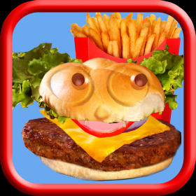 couverture jeu vidéo Emotional Cheeseburger - Funny Talking Burger for iOS 7