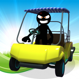 couverture jeu vidéo En colère Stickman Fairways : Superbe Golf Karts Aller !
