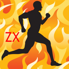couverture jeu vidéo Enfer brulant ruée Effrayant ZX - Echapée du Coureur Ado feu