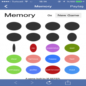 couverture jeu vidéo ENGLISH WORDS WITH MEMORY GAME