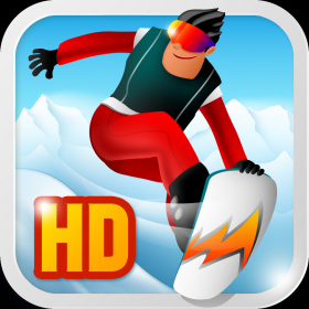 couverture jeu vidéo Escape the Avalanche Multiplayer Free HD - Extreme Snowboarding Challenge