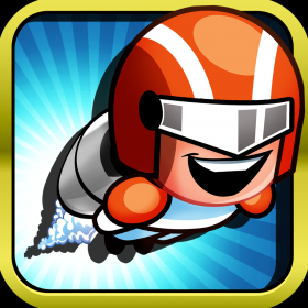 couverture jeu vidéo Espace à Flappy Voler Fusée Man Avion Fer à repasser Réel La version - Full Version