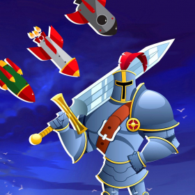 couverture jeu vidéo Espace extra-atmosphérique Galaxy Crusader - PRO - Mighty Protector Citadelle Blindé