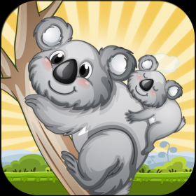 couverture jeu vidéo Explosion survie Koala automne LX - Jeu echapée folle Dingo en colère pour les enfants