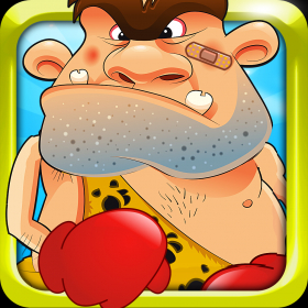 couverture jeu vidéo Extreme Caveman boxe