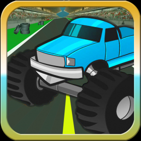 couverture jeu vidéo Extrême Monstre Camion Course Pro