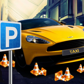 couverture jeu vidéo Extrême Taxi Parking Mania