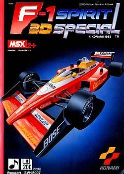 couverture jeu vidéo F-1 Spirit 3D Special