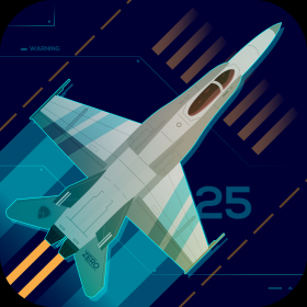 couverture jeu vidéo F-18 Jet Fighter 3-D - Pilot Flying An Air-Plane With Tiny-Wings Simulator 2