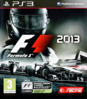 couverture jeu vidéo F1 2013