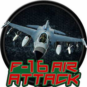 couverture jeu vidéo F16 attack- d'air hélicoptère de combat en 3D