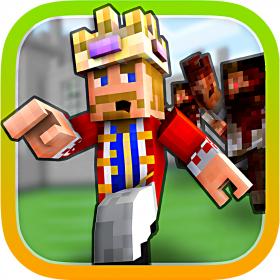 couverture jeu vidéo Fallen Kingdom - Block Mine Mini Parody 3D Fight War Game
