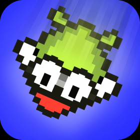 couverture jeu vidéo Falling Bird Action - The Pixel Flappy Red Wings Games