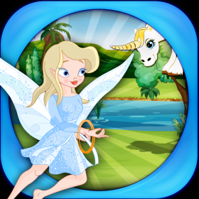 couverture jeu vidéo Fantasy Fairy Garden Magical Unicorn Golden Ring Toss