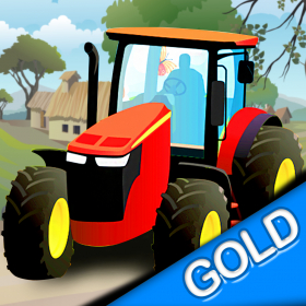 couverture jeu vidéo Farmer tractor bale of hay transport - Gold Edition