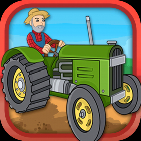 couverture jeu vidéo Farmland Tractor Racing - A Fun Free Barn Yard Farm Race Game for Kids