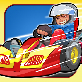 couverture jeu vidéo Fast Go Karts Rally Street Racing Battle Free by Awesome Wicked Games