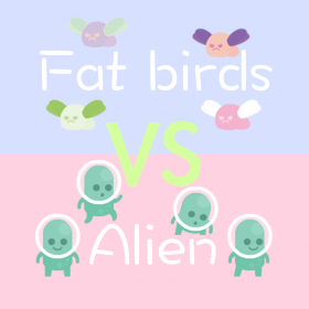couverture jeu vidéo Fat birds vs Alien