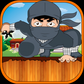 couverture jeu vidéo Fat Ninja Rope Adventure - Magnetic Pick and Collect Shurikens FULL by Happy Elephant