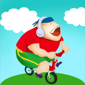 couverture jeu vidéo Fatty on a Bike Free - Spandex Seal