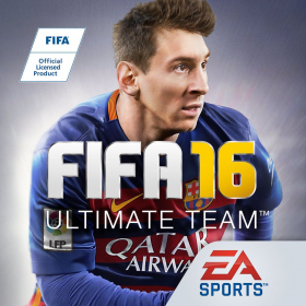 couverture jeu vidéo FIFA 16 Ultimate Team