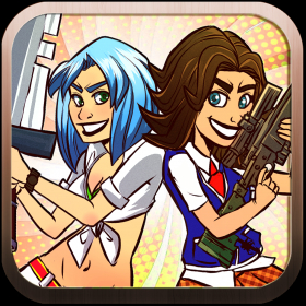 couverture jeu vidéo Fight Girl - Multijoueur Sword & Gun War Battle Arena