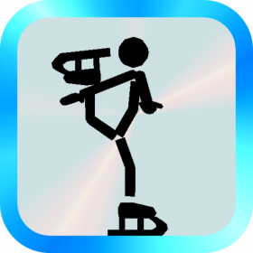 couverture jeu vidéo figure skating Stickman