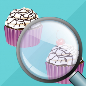 couverture jeu vidéo Find the Differences - Sweet Candy Shop & Cupcakes Birthday Deserts Photo Difference Edition Free Game for Kids