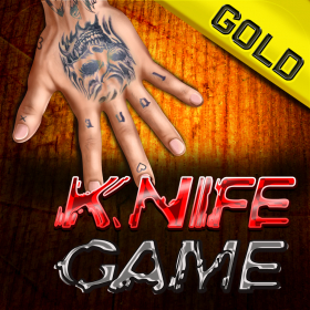 couverture jeu vidéo Finger crash - The Rusty Cage ' Knife Game Song ' official game ! - Gold Edition