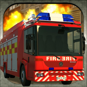 couverture jeu vidéo Fire Fighter Hero Parking Simulator - 911 Emergency Truck Driving Game