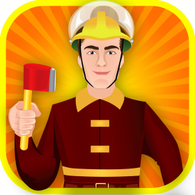 couverture jeu vidéo Fireman Costume and Police Uniform Dress Up - Firefighter In Firehouse Maker Game - Ad Free