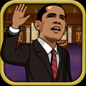 couverture jeu vidéo Fiscal Cliff Challenge - Obama vs Politicans Runner Game