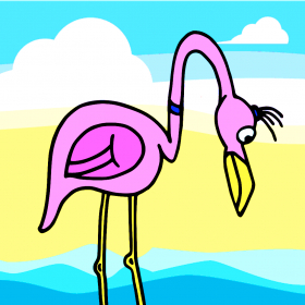 couverture jeu vidéo Flamingo Flyer Game: Explore the World