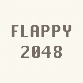 couverture jeu vidéo Flappy 2048 : Fly to 2048 and don't touch any white tile.
