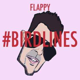 couverture jeu vidéo Flappy Birdlines - Blurred Lines Bird Game