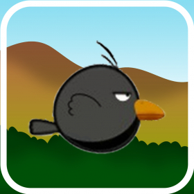 couverture jeu vidéo Flappy Crow - The Adventure of a Flying crow