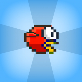 couverture jeu vidéo Flappy dans The Gap - Fly Le Oiseau pelucheux haut et éviter la conduite dans ce jeu d'enfants sautillants