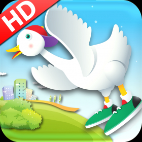 couverture jeu vidéo Flappy Duck - Amazing adventure of a sky bird Free