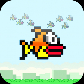 couverture jeu vidéo Flappy Fish 'Out Of Water'