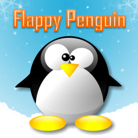 couverture jeu vidéo Flappy Penguin - Sharks!