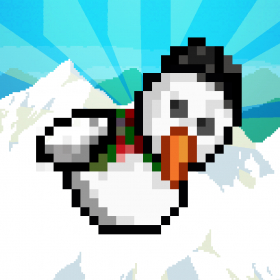 couverture jeu vidéo Flappy Penguin SnowMan