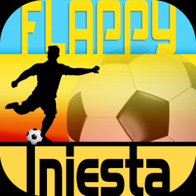 couverture jeu vidéo Flappy soccer star for Iniesta